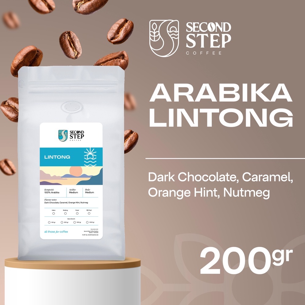 

Big Sale Kopi Arabika Lintong Sumatra Arabica Coffee Roast Beans 200gr Biji Bubuk 0I9