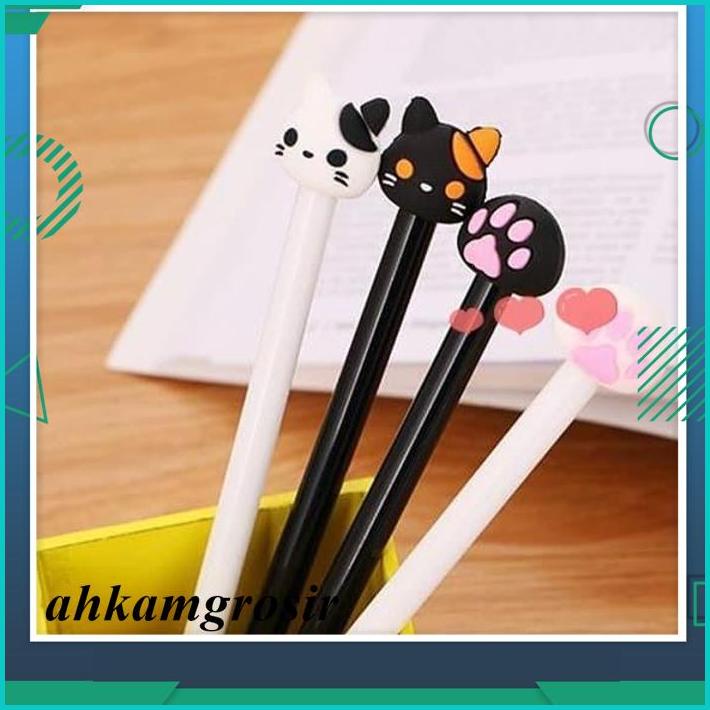 

PULPEN CAT PAW TINTA GEL BLACK 0.5MM KUCING LUCU - CAT BLACK BEST PRODUK !!