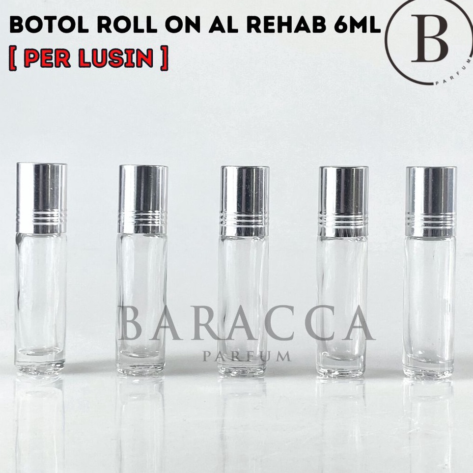 Terbaru Botol Parfum Roll On Al Rehab 6ML - Botol Parfum Kosong Roll On Al Rehab - Botol Roll On Al 