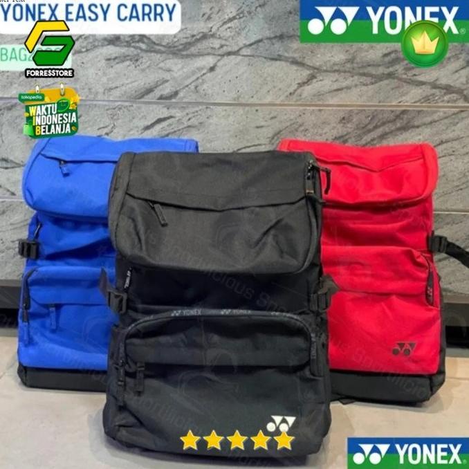 Tas Raket Badminton Backpack Yonex Explorer Sunr 28001Mec Black Nadinealmirastore