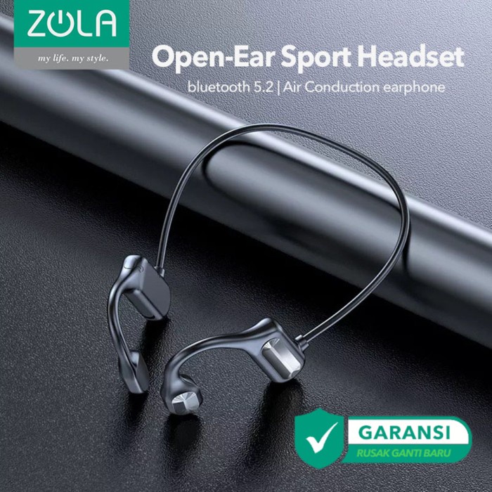Zola Open Ear Bone Conduction Headset Wireless Earphone TWS Headphone