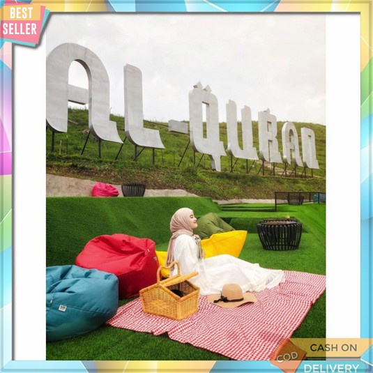 Tikar Piknik Lipat 150X180 Traveling Camping / Tikar Lipat Kotak-Kotak Karpet Lipat Alas Piknik Matr
