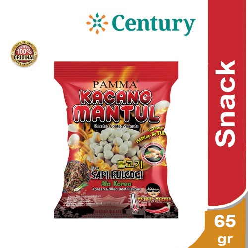 

PAMMA KACANG MANTUL SAPI BULGOGI 65G / SNACK / MAKANAN RINGAN/ KACANG