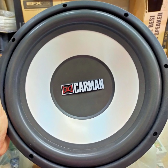 Best Seller Speaker Subwoofer Carman Cm-1278 White 12 Inch Speaker Mobil 12 Inch