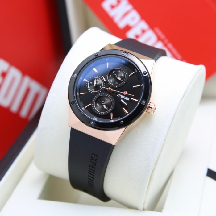 HOT SALE JAM TANGAN WANITA EXPEDITION 6818 / E 6818 / E6818 RUBBER ORIGINAL TERLARIS