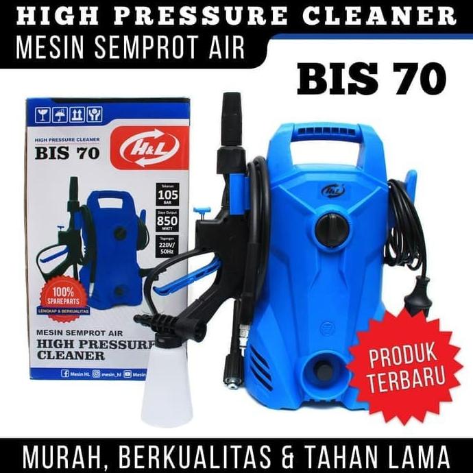Jet Cleaner Mesin Cuci Steam Mobil dan Motor H&L BIS70 Semprot Air