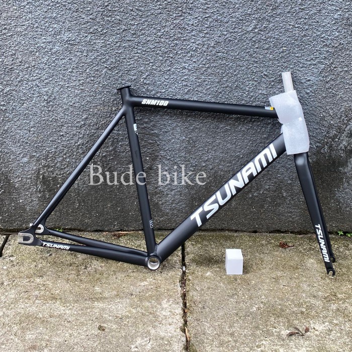 Terlaris Frame Frameset Tsunami Snm 100 Fixie Size L Black Tinggi 54