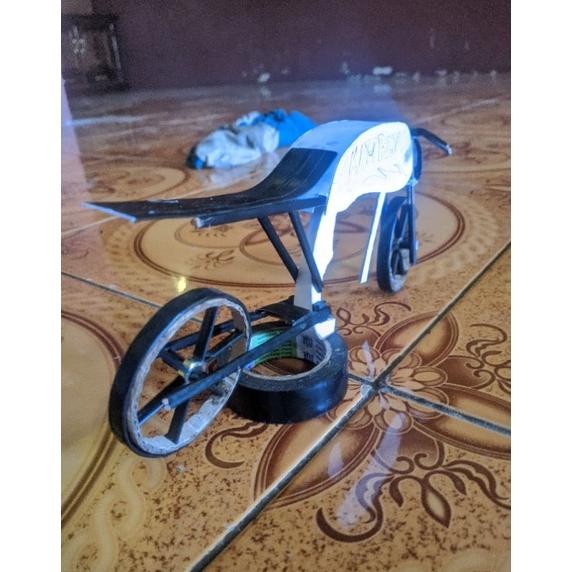 FLASH SALE MINIATUR / KERAJIANAN MOTOR HEREX DRAG RACING TERBARU