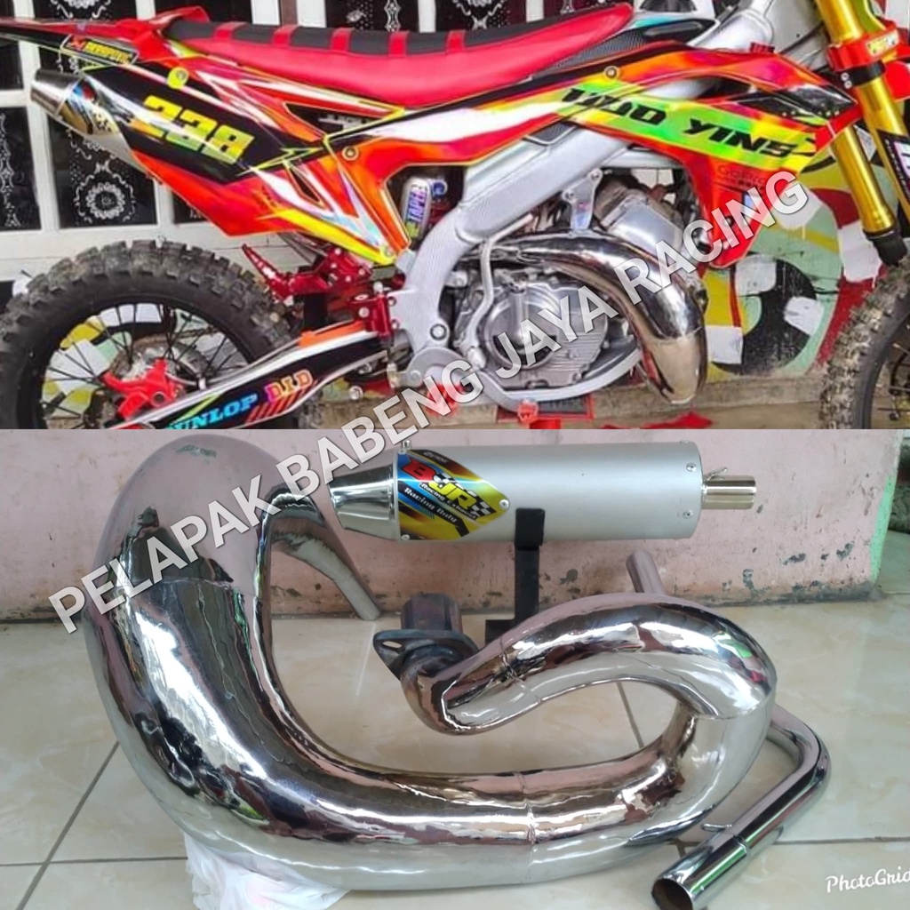 KNALPOT UDANG TRAIL SUZUKI SATRIA 2 TAK RG 120 RG SPORT RGX 120 RGV 120 MODEL KTM PNP RANGKA KTM STA