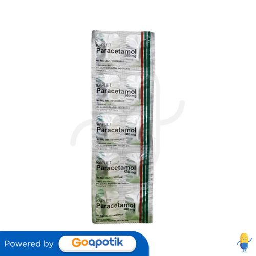 PARACETAMOL LLOYD 500 MG STRIP 10 KAPLET