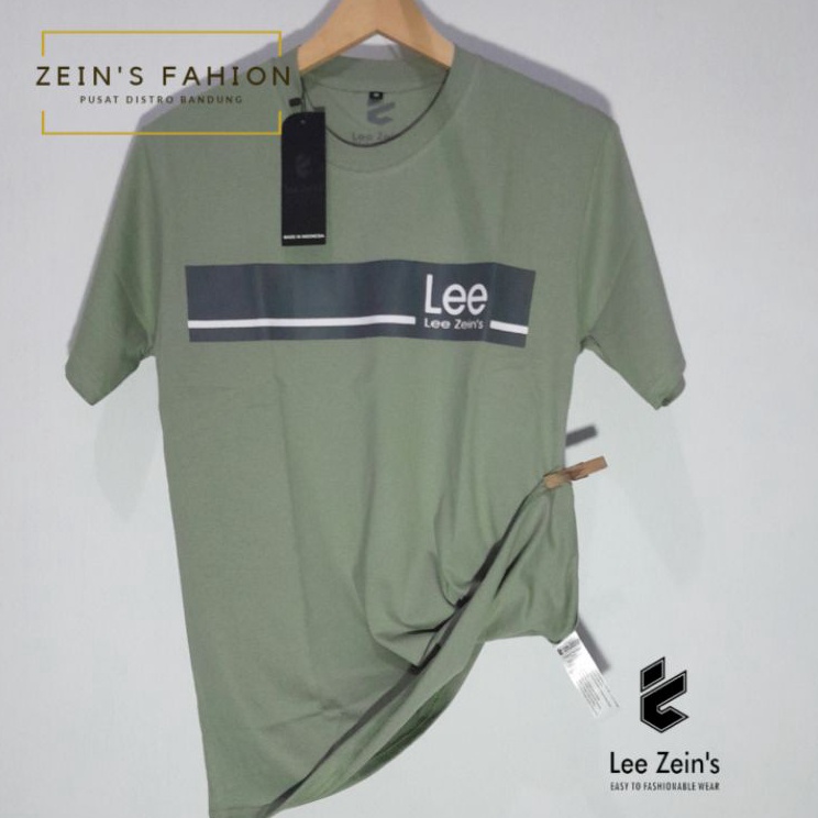 ↓➺✹ Original Kaos Lee Zein's Combed 30s lengan pendek Diskon