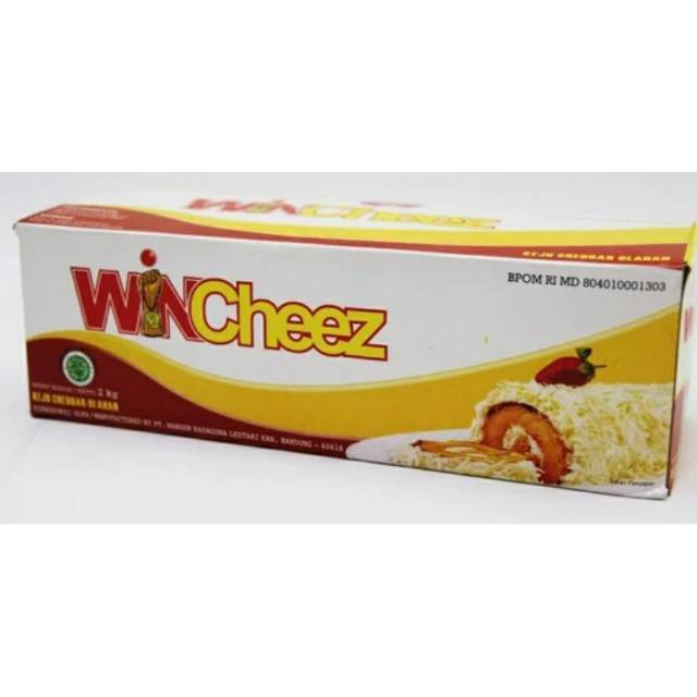 

WINCHEEZ WIN CHEEZ KEJU CHEDDAR OLAHAN 2 KG CHEF JUNA 1 SLOP