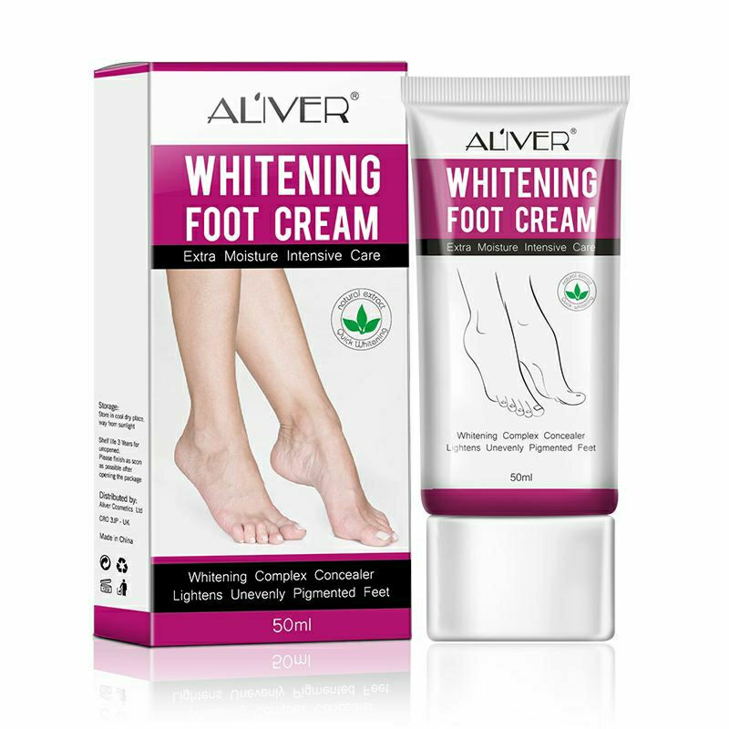 AG9 ALIVER WHITENING FOOT CREAM KRIM PEMUTIH KAKI DAN MELEMBUTKAN KAKI ZY6