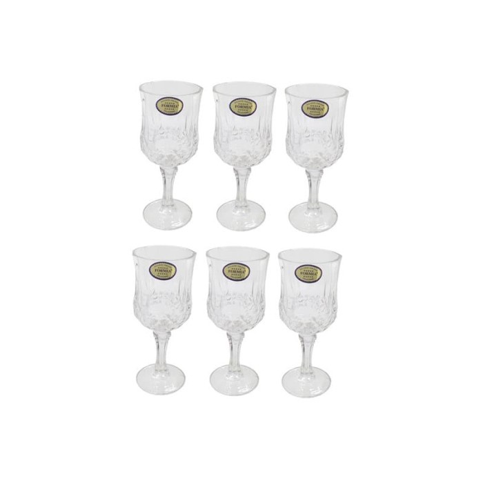 Terlaris Formia Gelas Berkaki Crystal Wine 25 Cl 6Pcs - Set