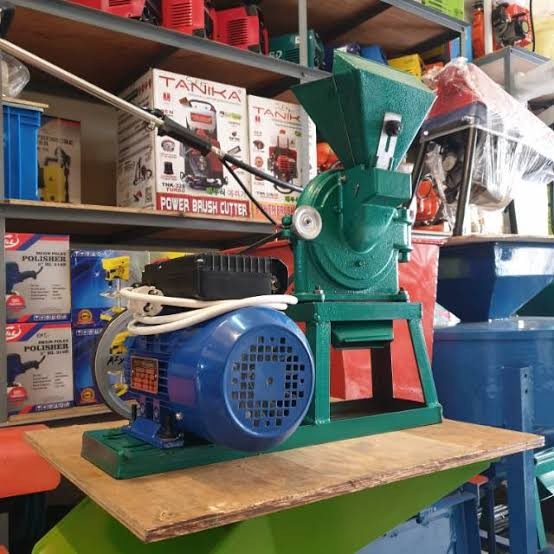 Terlaris Mesin Giling Tepung Ffc 15 + Dinamo Elektro 1Hp