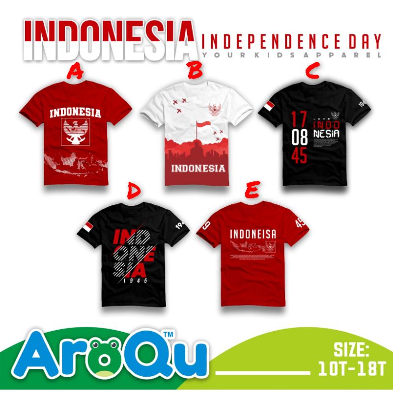 Kaos Anak Lengan Pendek 10-18