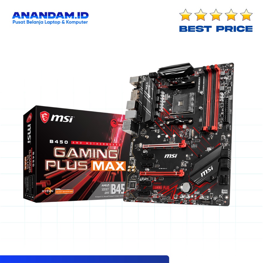 MSI B450 GAMING PLUS MAX - RYZEN 3000 READY