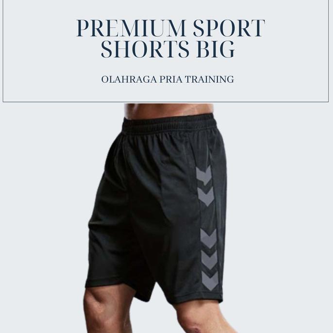 Premium Sport Shorts Big Size M~5XL Celana Pendek Olahraga Pria