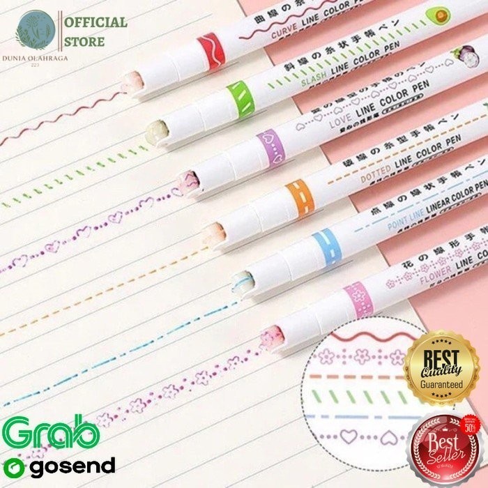 

Bestseller Curve Highlighter Pen Isi 6 Do