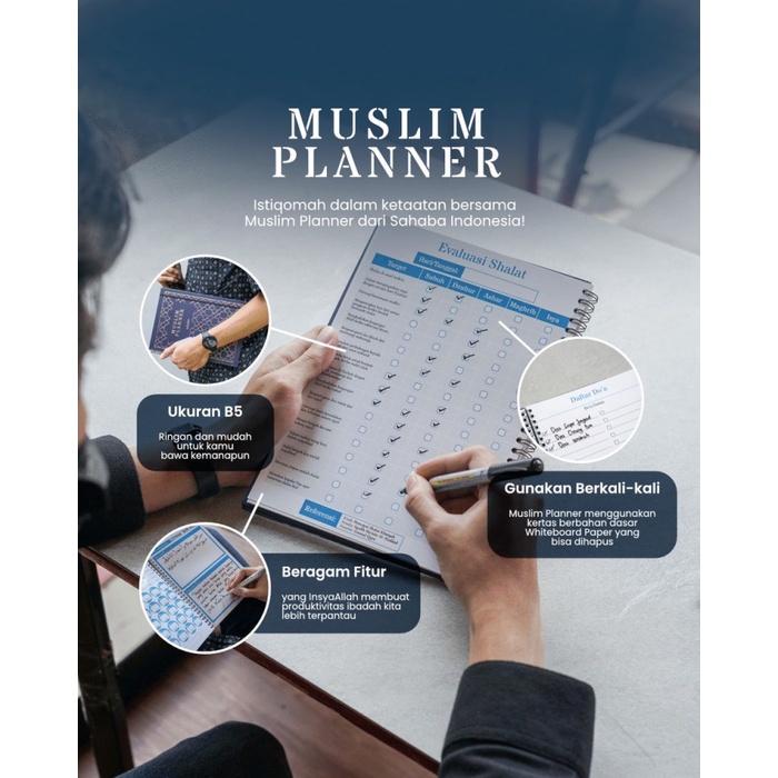 

Bestseller Muslim Planner Infinit Diary Agenda Buku Catatan Whiteboard Paper