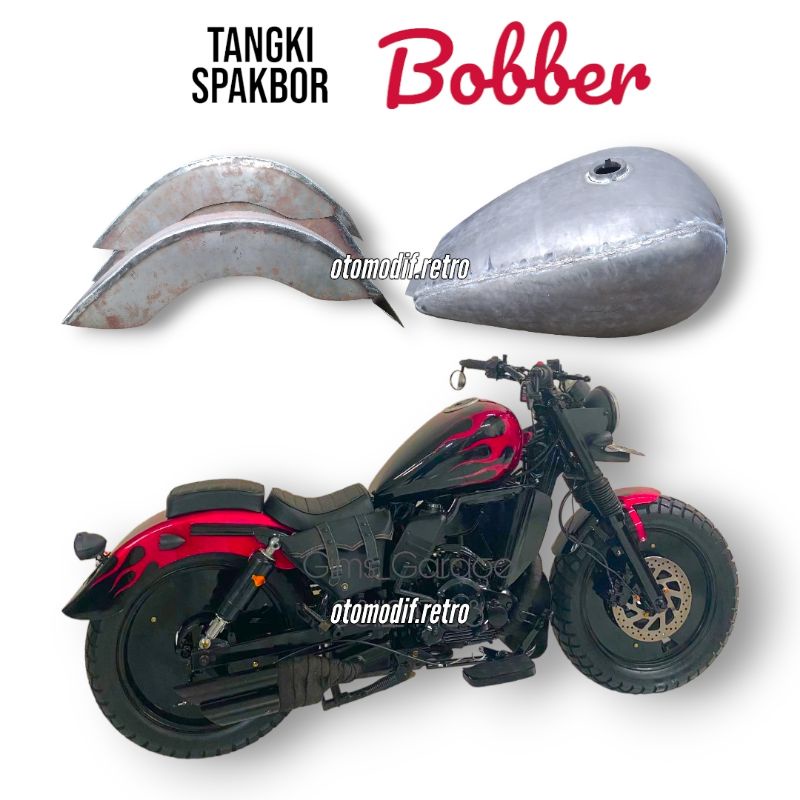 Tangki & Spakbor Bobber Byson Megapro Tiger Scorpio