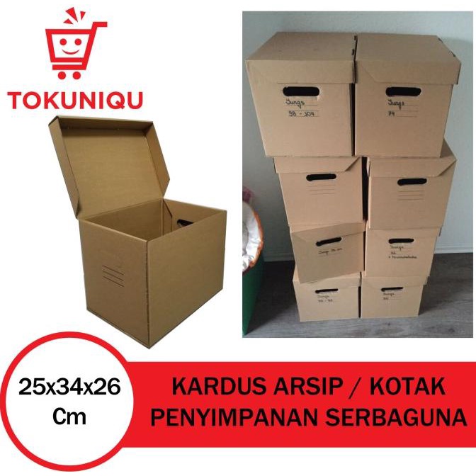 

Box File Kardus Kotak Arsip Penyimpanan Dokumen Karton Tebal Keras
