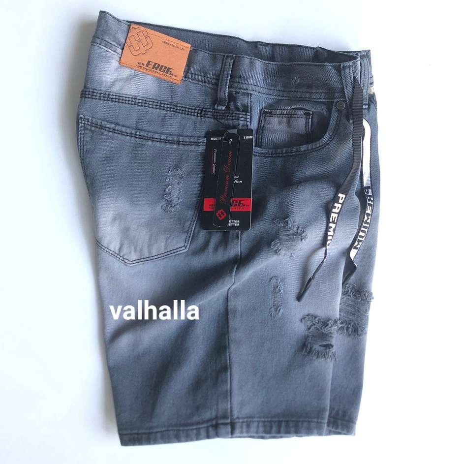❤[PROMO MURAH]❤ Celana jeans sobek pendek Celana jeans pria Celana pendek denim Celana pendek jeans 