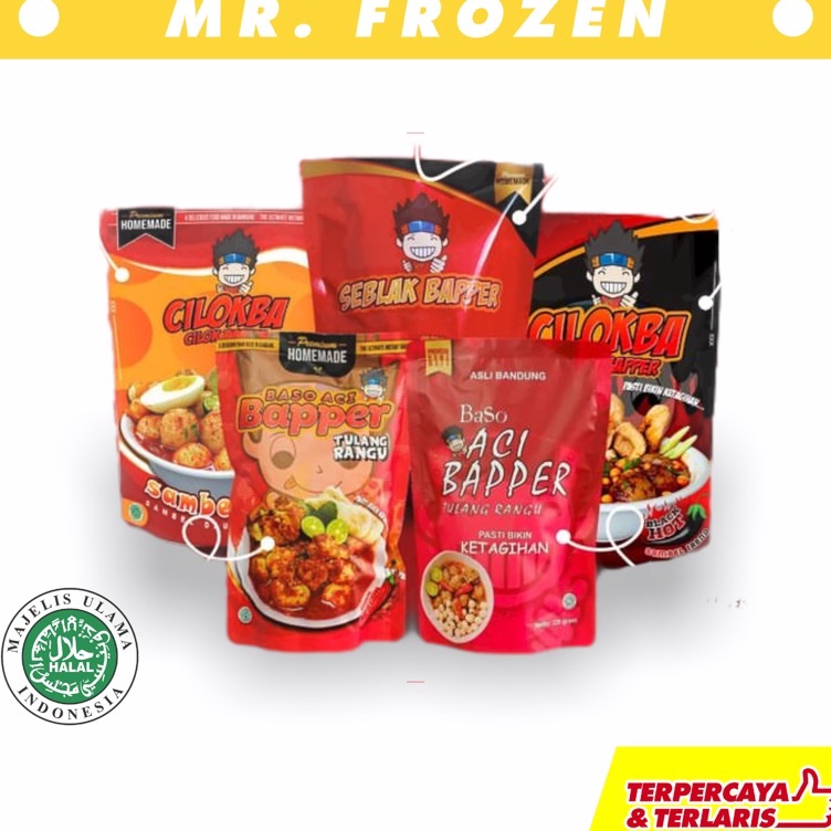 

Ready Stok Baso Aci Bapper Tulang Rangu Premium Cilokba Bapper Seblak Bapper