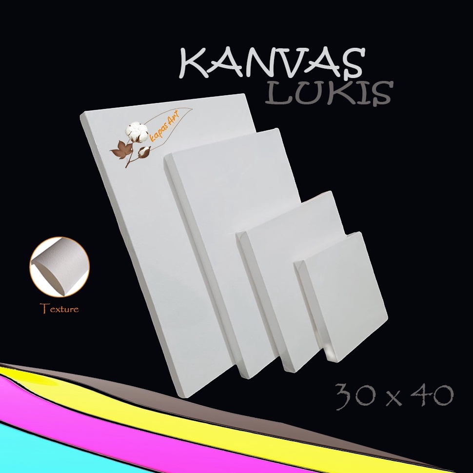 

➳ Kanvas Lukis 30x40cm Siap Pakai ✴Diskon