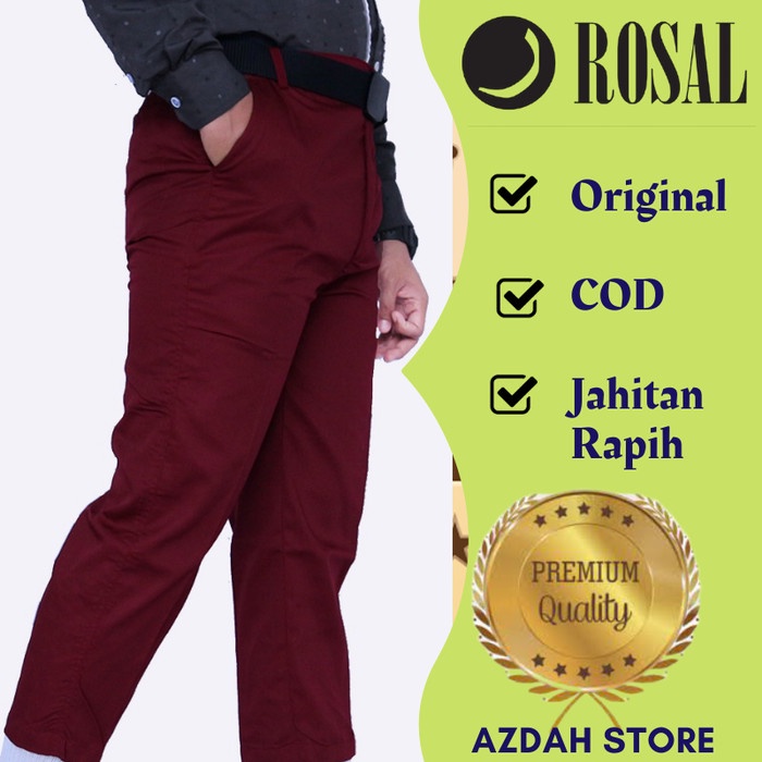 Terlaris Sirwalku Celana Kantor Sirwal Kantor M - Xxl Premium Merk Rosal