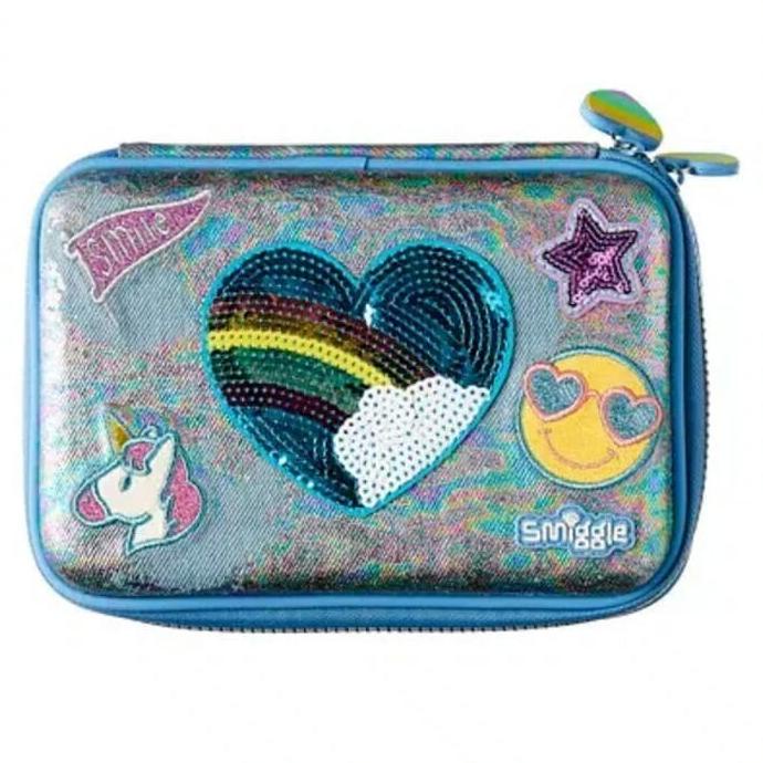 

Smiggle Denim Daze Hardtop Pencil Case - Tempat Pensil Smiggle