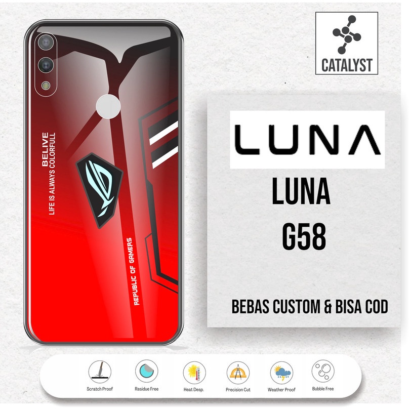 Promobuy 1 Get 2 Luna G58 Premium Garskin Stiker Skin Case Skin Protector Bisa Custom Cod Kode 82bc 