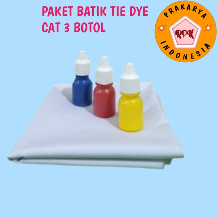 

Best Seller Paket Batik Tie Dye Kain 50X50 Cat Textile 3Pcs