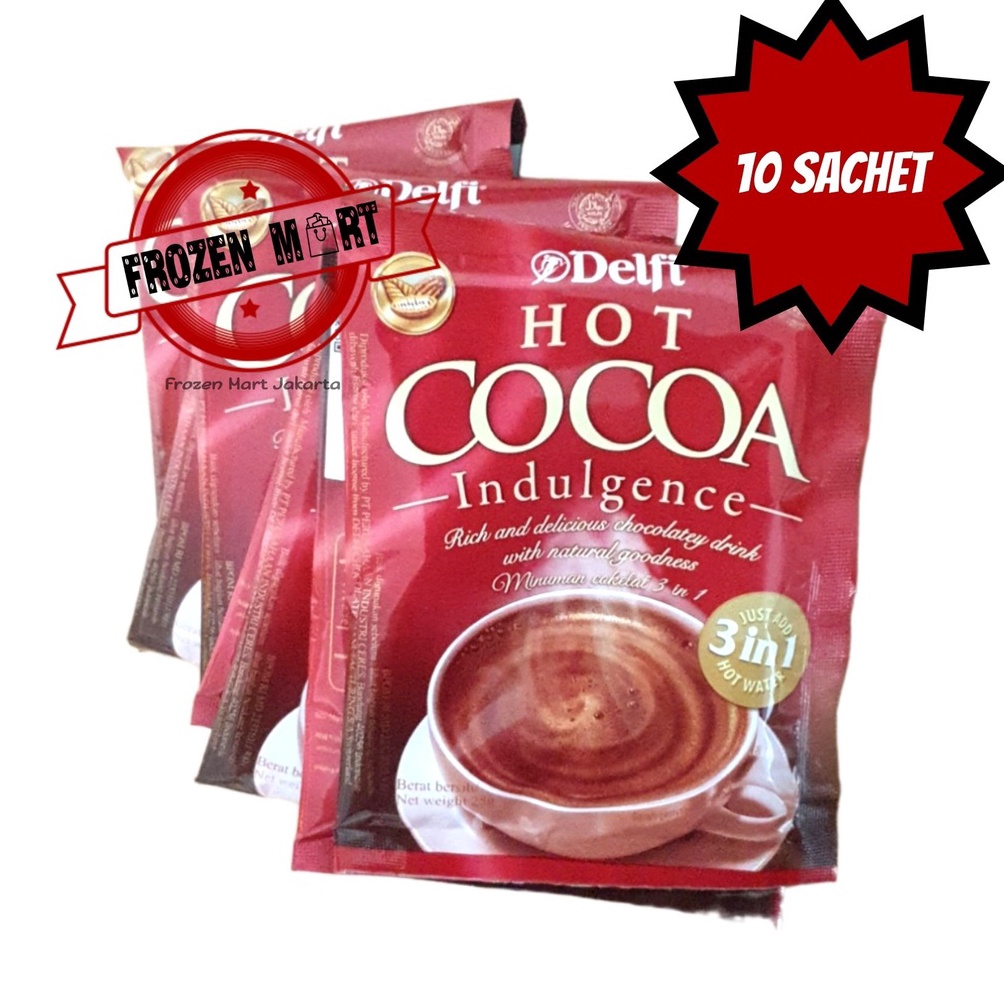 

PALING DIMINATI P87 DELFI Hot Cocoa / Chocolate Drink / Minuman Coklat Isi 10Sachet @25Gr ㄸ