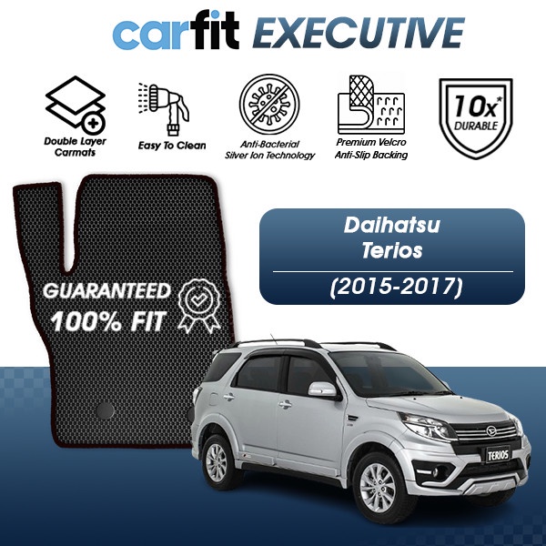 CARFIT Executive Daihatsu Terios Double Layer Karpet Mobil 2015-2017