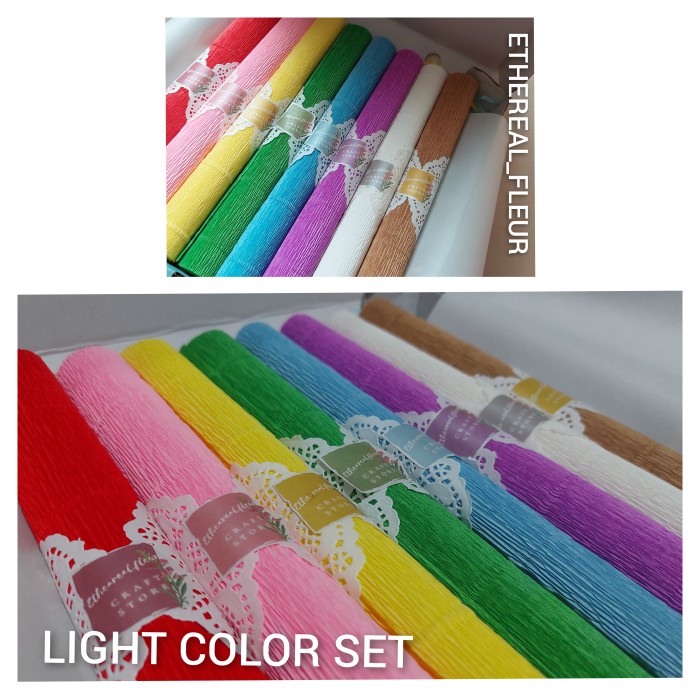 

Terlaris Italian Crepe Paper Made In Italy ( 180 Gsm ) Kertas Crepe Italy