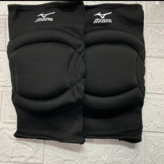 BEST QUALITY KNEE PAD SUPPORT MIZUNO ISI SEPASANG 2 PCS DEKER BUSA PELINDUNG LUTUT