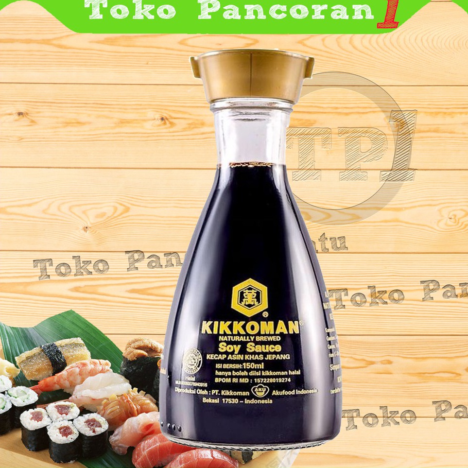 

TREND KEKINIAN E37 Kikkoman Soy Sauce 150 ml HALAL / Kecap Shashimi / Shasimi / shoyu / jepang japanese / kecap asin ㊌