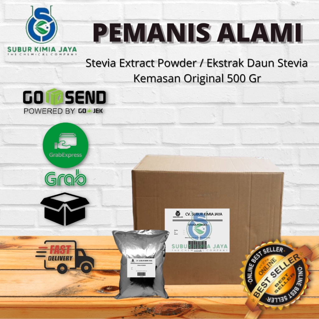 

Stevia Extract Powder / Pemanis Alami 500 Gr