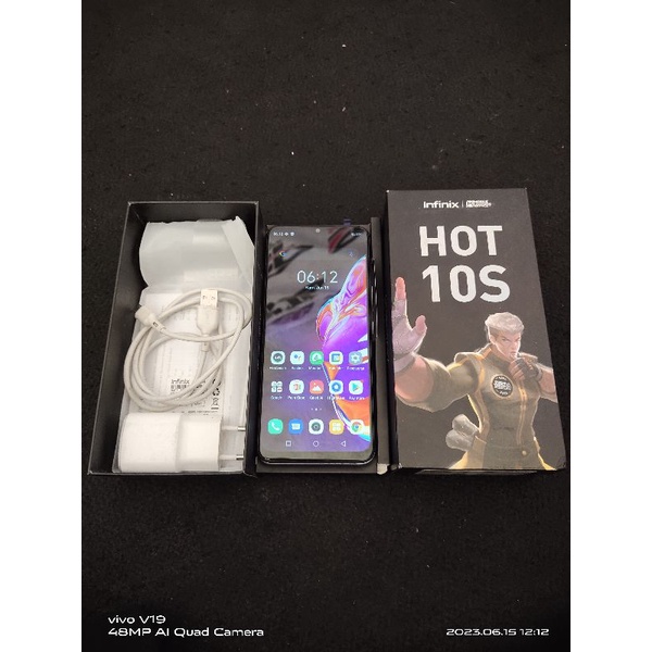 (SECOND) Infinix Hot 10s ram 4/64 Fullset Segel
