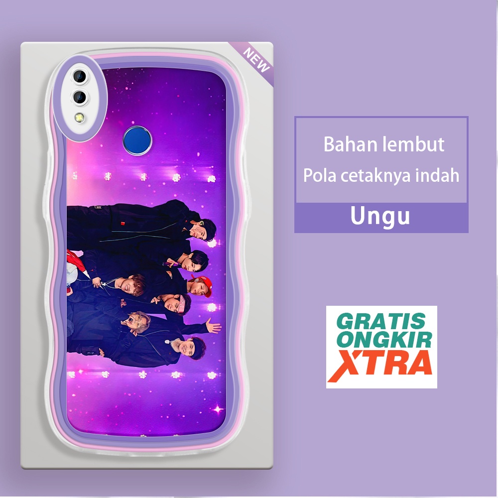 Mulia Realme 3 pro C1 C2  Casing Ponsel  Konser BTS Korea Selatan  warna-warni gelombang batas sofe 