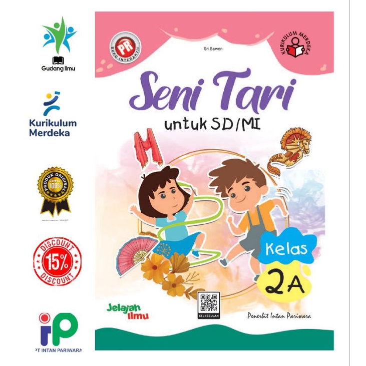 Buku Pr/Lks PJOK Kurmer SD/MI Kelas 2 Semester 1 Intan pariwara Tahun 2023