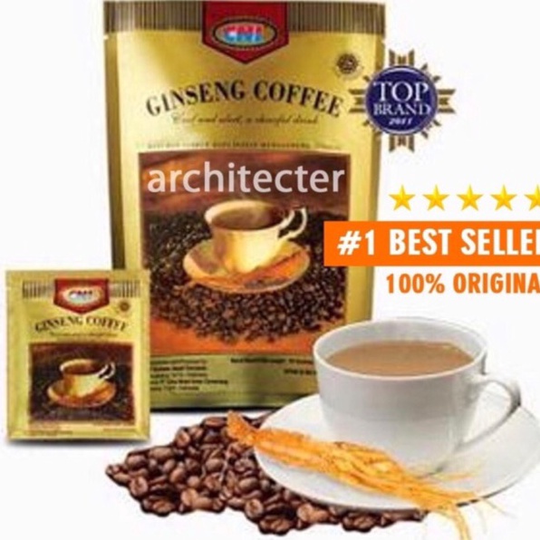 

➜Produk 6P0VF GINSENG COFFEE CNI KOPI GINSENG ASLI ORIGINAL ISI 20 SACHET W71 ✺Ready