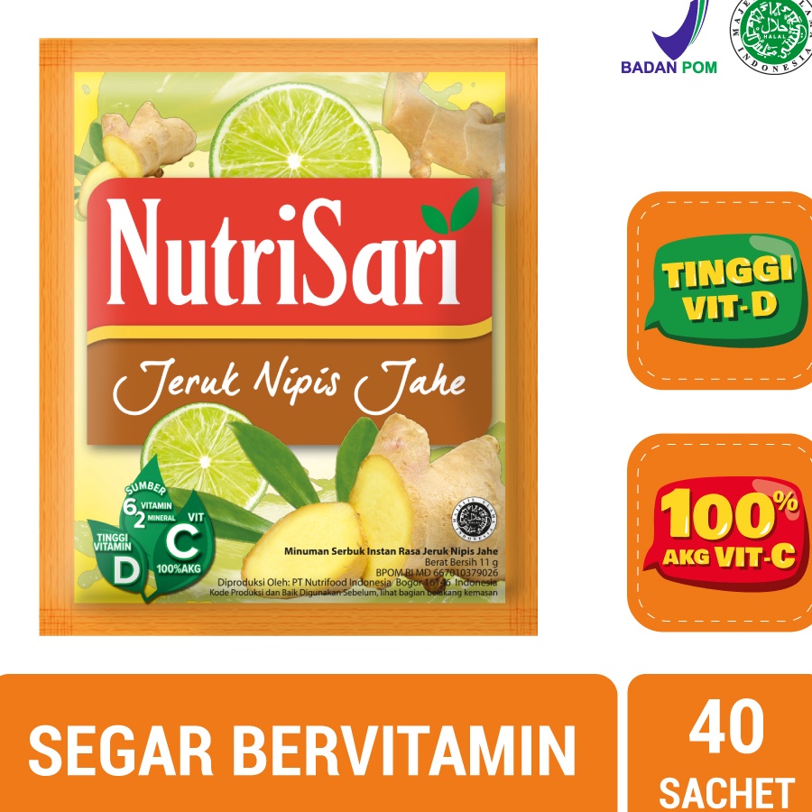 

✺Ready✷➻ 9HJ7Z Harga Spesial - NutriSari Jeruk Nipis Jahe 40 Sachet - Minuman Buah Vitamin C Vitamin D M33 ✻Produk