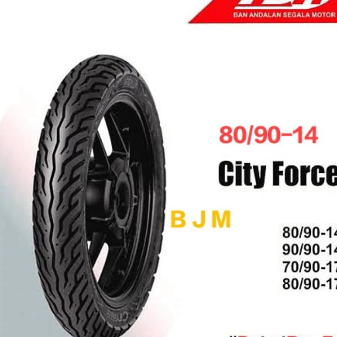 ban luar yamaha belakang 80/90-14 mio,  mio soul,  mio j,  mio GT FDR CityForce