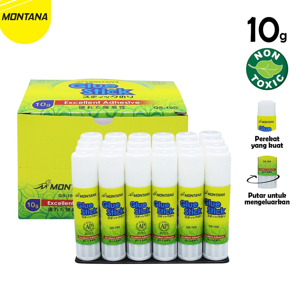 

Ready➷ EE0AN Montana Glue Stick / Lem Batang Montana GS-10 / 10Gr N69 ➞Serba Murah