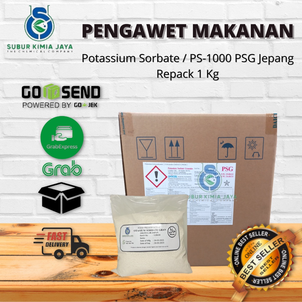 

Potassium Sorbate Granular Japan / Pengawet Makanan / Pengawet Minuman 1 Kg