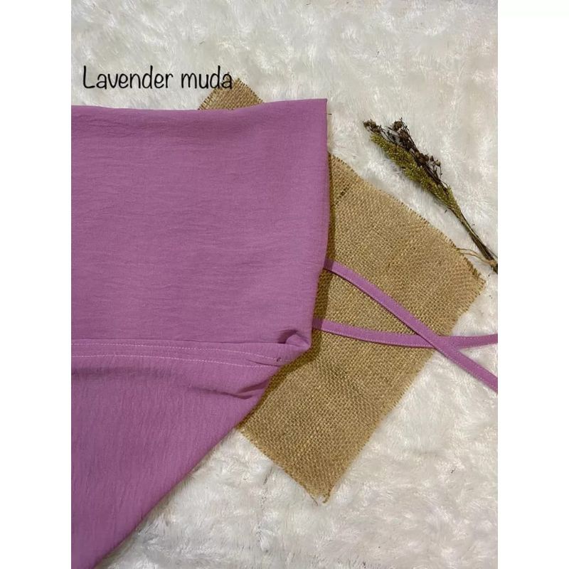 Jilbab Bergo Maryam Crinkle Airflow pet / jilbab tali instan