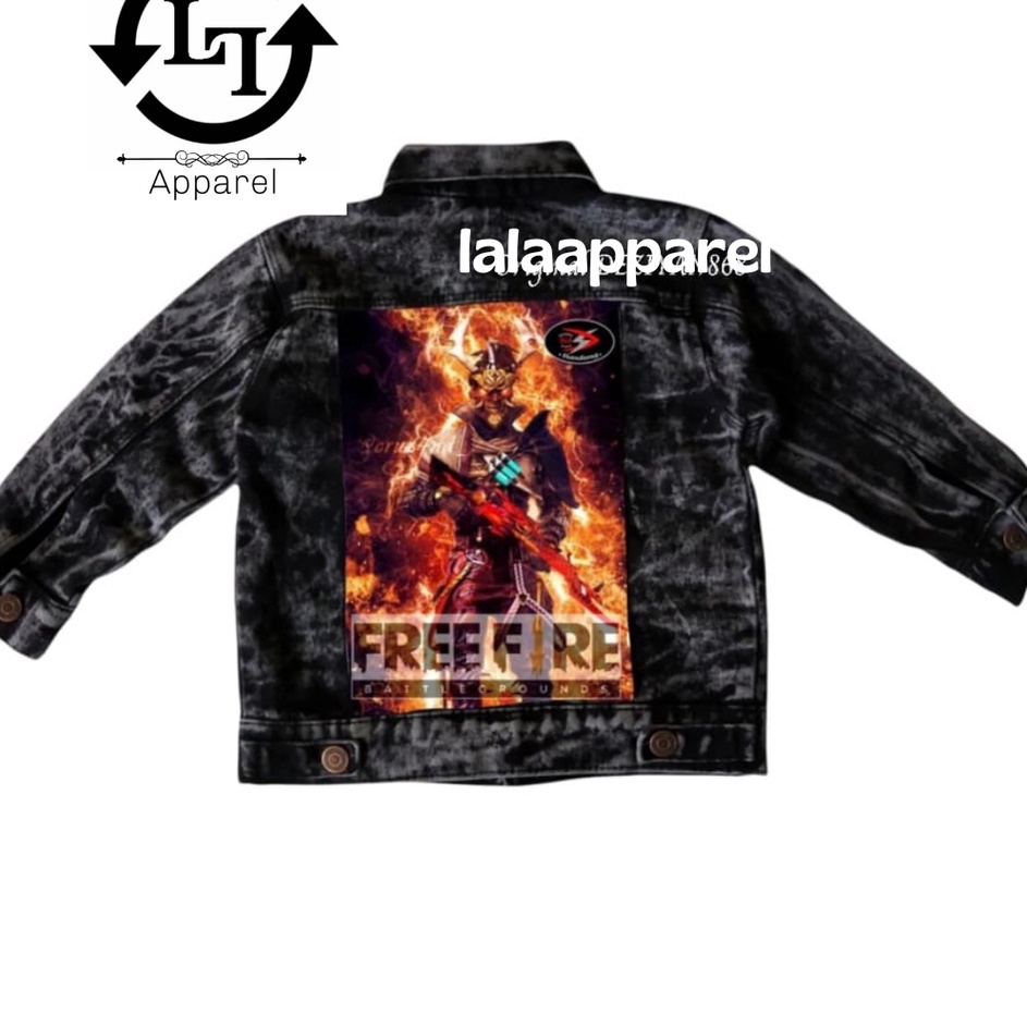 8.8 JAKET JEANS ANAK LAKI-LAKI MOTIF KARAKTER  1-11 TAHUN / JAKET JEANS ANAK LAKI-LAKI