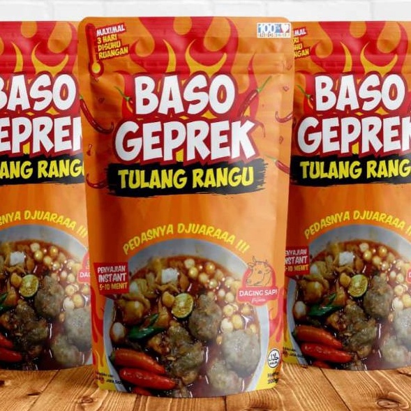 

【Penjualan Terbaik】✅COD Baso geprek tulang rangu baso aci geprek soun seblak geprek original produk sami raos